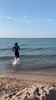 Storm 🥊Training beach nothing stop from underwater