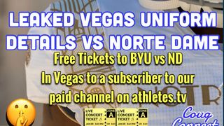 Leaked Info on Vegas unis vs Notre Dame