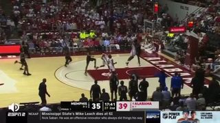 DeAndre Williams for Memphis dunks on defender!