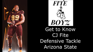 Get to Know CJ Fite - Defensive Tackle at Arizona State University