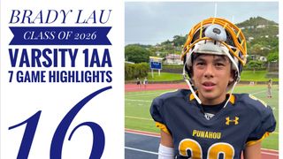 Brady Lau - Punahou Varsity IAA Football 2022 Season Highlights (Class of 2026)
