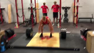 275 lbs power clean