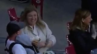 Dad Catches Foul Ball While Feeding Baby