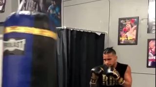 HeavyBag Work, Working On My Power Shots.