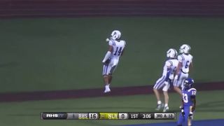 Braxton Lindsey with a nice 59 yard WD catch and run TD