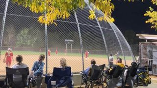 Batting; Slap-Hit Triple to Center