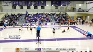 Weber State volleyball beat Idaho State - 11/08/24