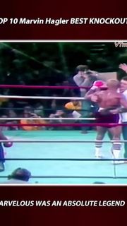 Marvelous Marvin Hagler's Top 10 Knockouts