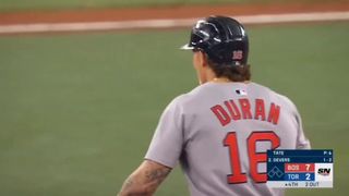 Daulton Varsho Makes a Catch After Falling Down in Centerfield