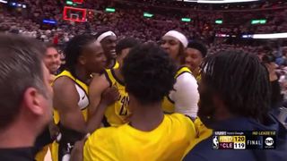 Tyrese Halliburton calls game after a battle in Boston!