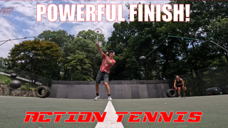 STRONG FINISH AT THE NET